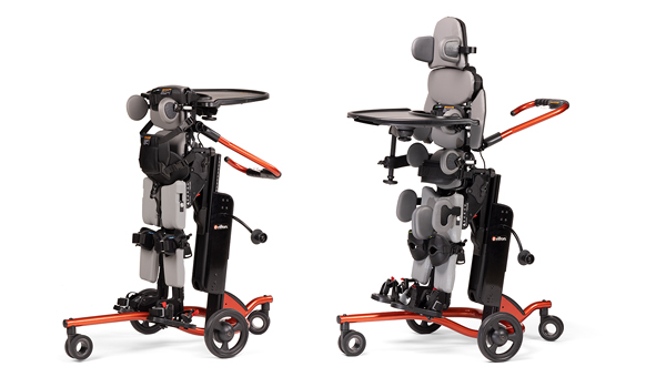 The Rifton Size 2 Stander shown in prone and supine configurations.