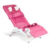 pink Rifton Wave bath chair on white background