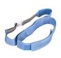 light blue Rifton Wave chest strap without lateral postioning for bathing