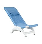light blue Rifton Wave bath chair